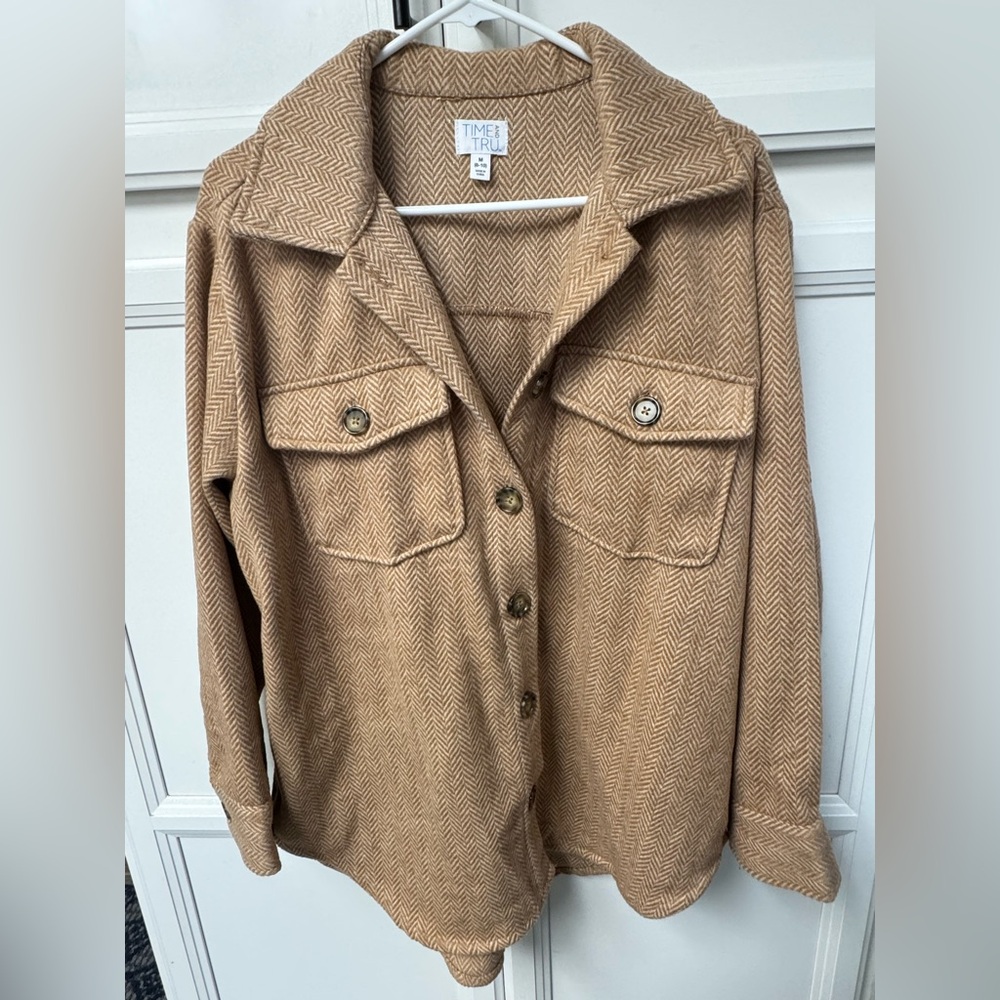 NWT Time and tru herringbone shaket